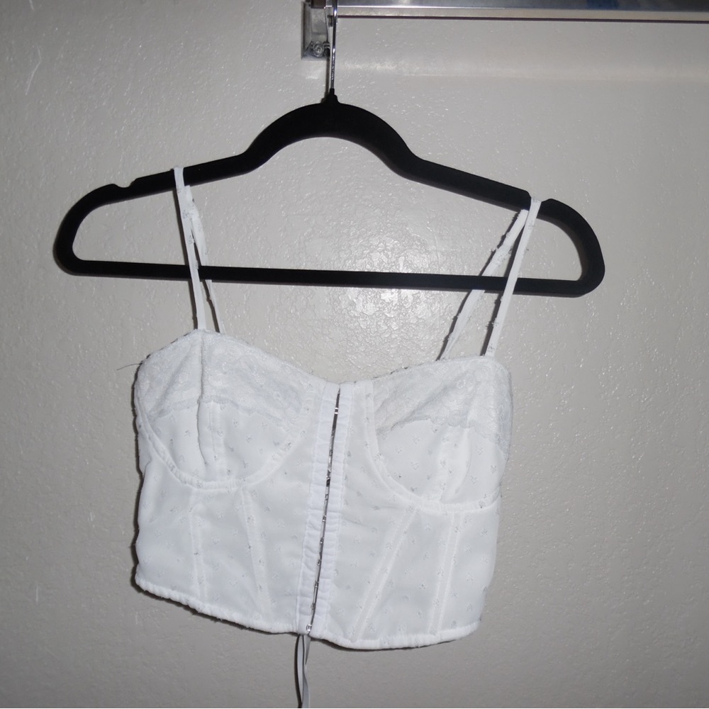La Hearts/PacSun Ivory Corset